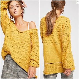 NWT Free People Crashing Waves Pullover